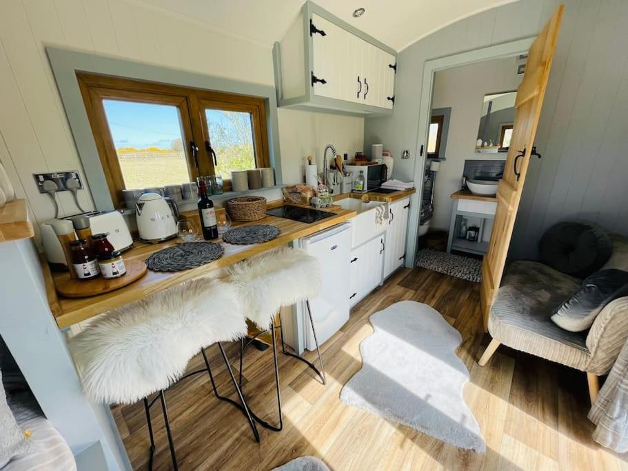 The Hut@Trefechan Wen - Coastal Coziness! Goodwick Buitenkant foto