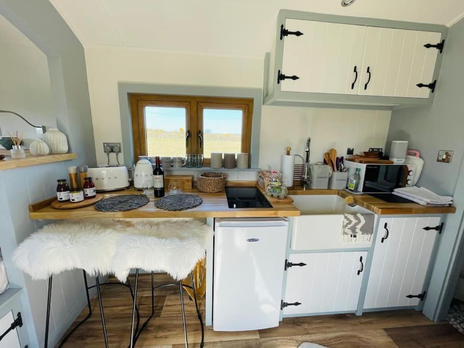 The Hut@Trefechan Wen - Coastal Coziness! Goodwick Buitenkant foto
